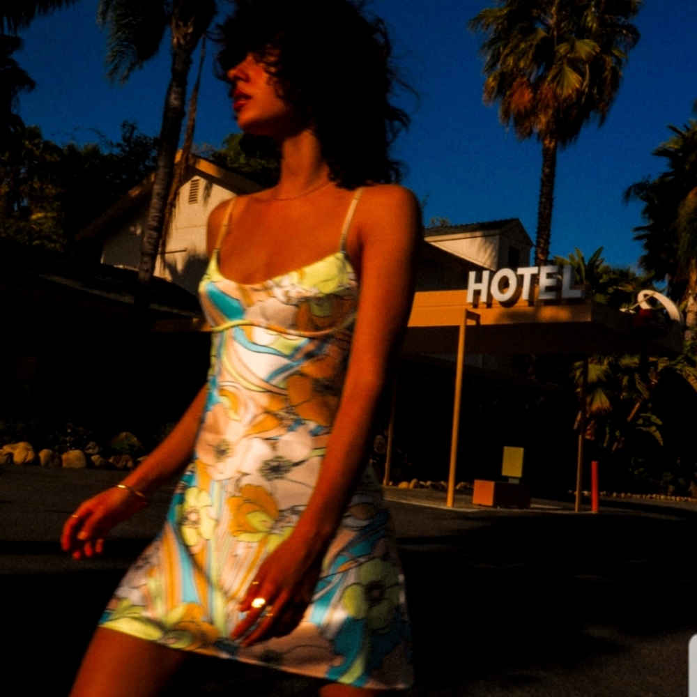 Zara Multicolor Floral Mini Dress